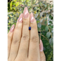 0.62 Ct. Blue Sapphire from Ceylon (Sri Lanka) Life Style