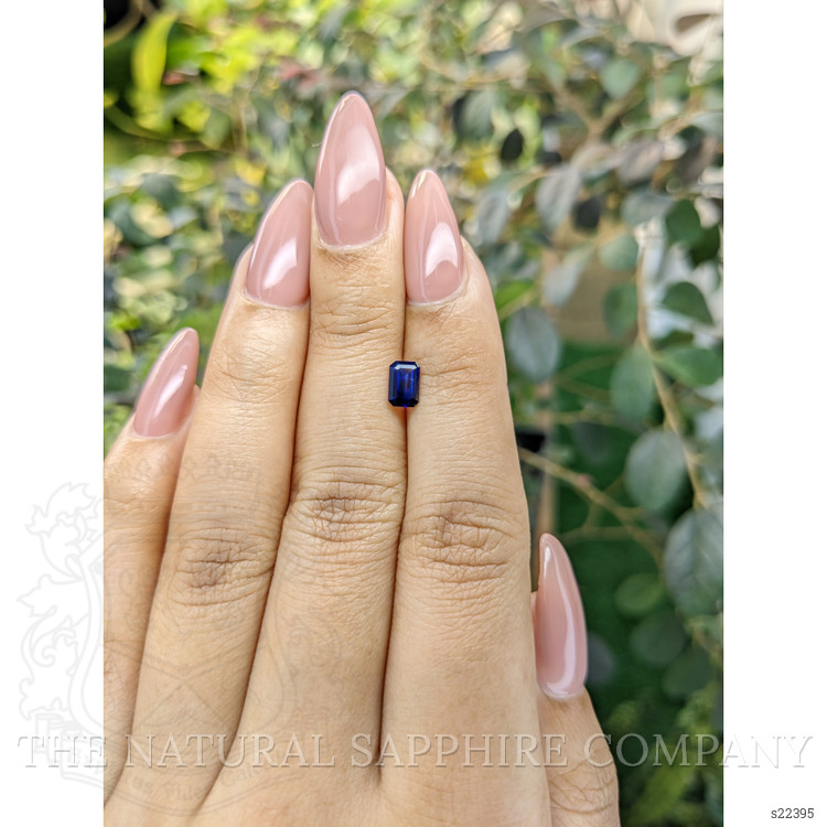 0.62 Ct. Blue Sapphire from Ceylon (Sri Lanka)