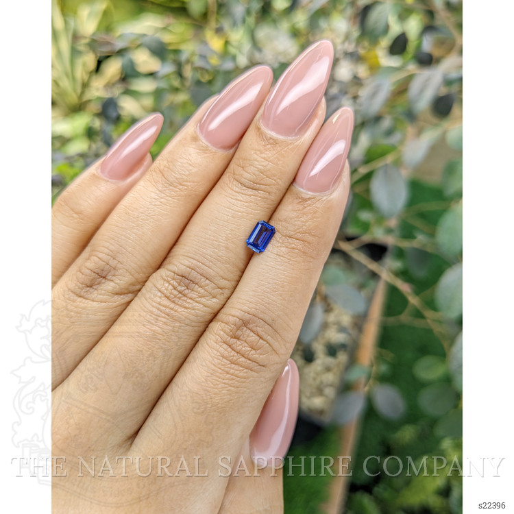 0.58 Ct. Blue Sapphire from Ceylon (Sri Lanka)