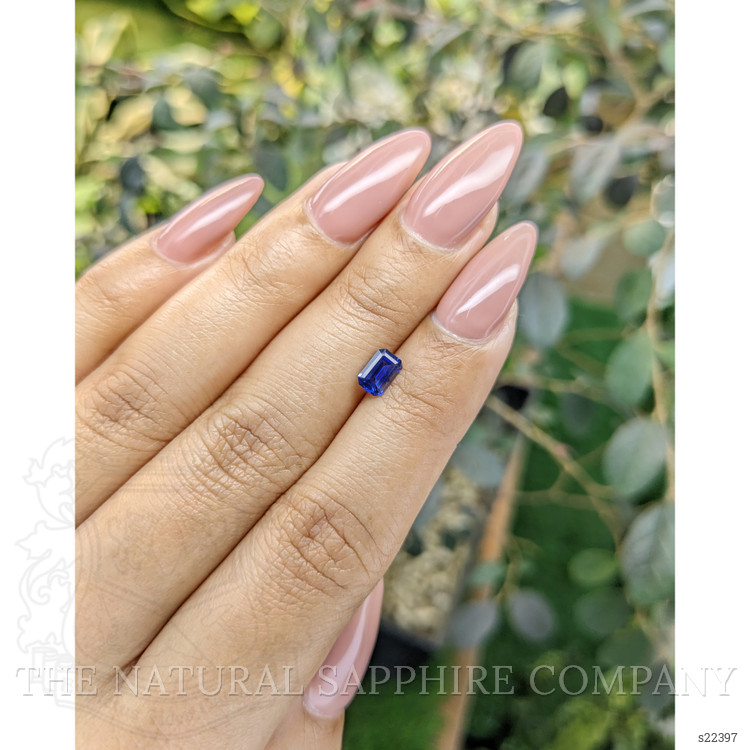 0.60 Ct. Blue Sapphire from Ceylon (Sri Lanka)