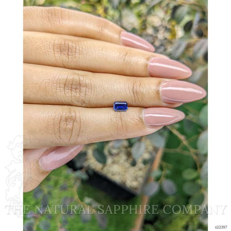 0.60 Ct. Blue Sapphire from Ceylon (Sri Lanka)