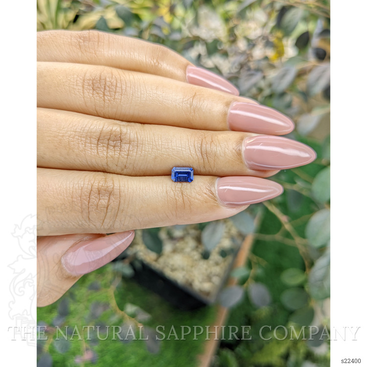 0.73 Ct. Blue Sapphire from Ceylon (Sri Lanka)