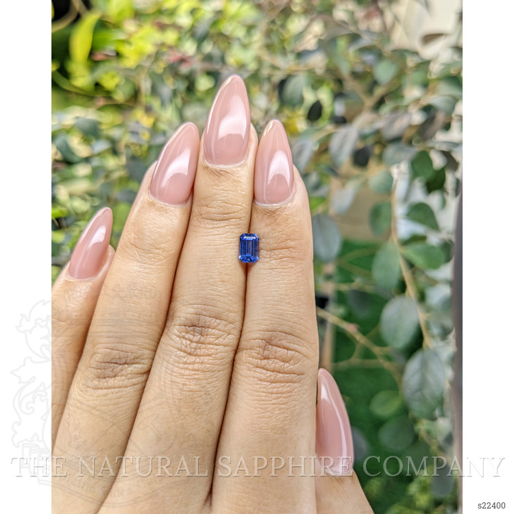 0.73 Ct. Blue Sapphire from Ceylon (Sri Lanka)
