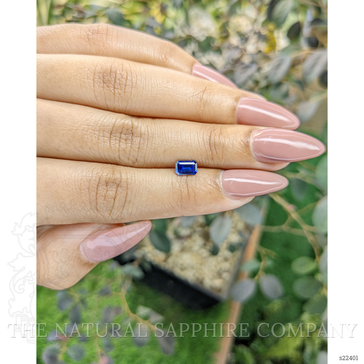 0.63 Ct. Blue Sapphire from Ceylon (Sri Lanka)