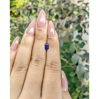 0.63 Ct. Blue Sapphire from Ceylon (Sri Lanka) Life Style