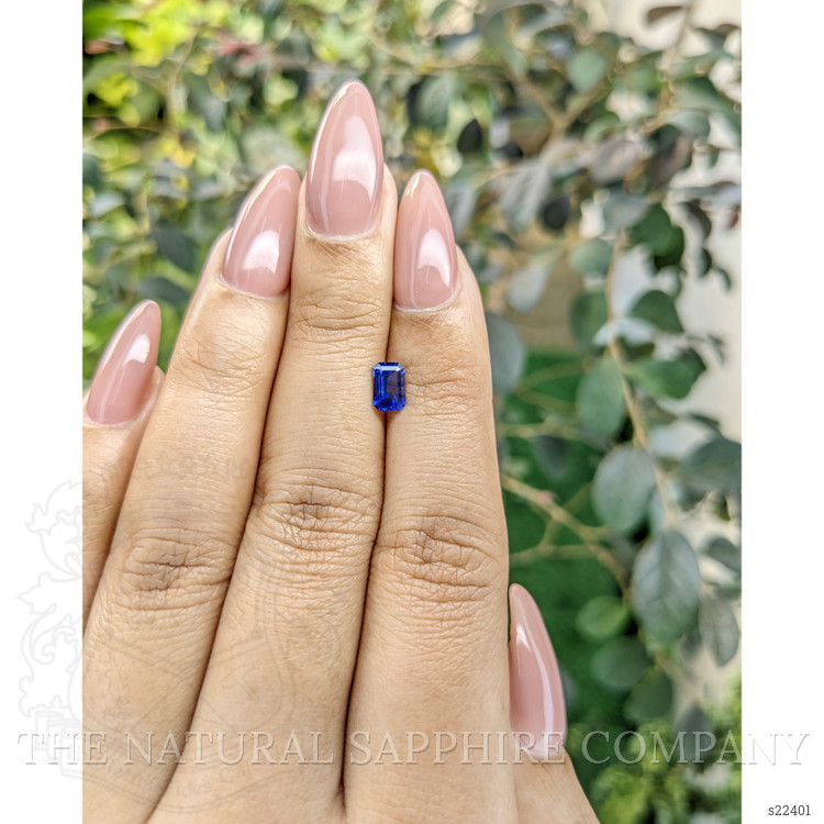 0.63 Ct. Blue Sapphire from Ceylon (Sri Lanka)