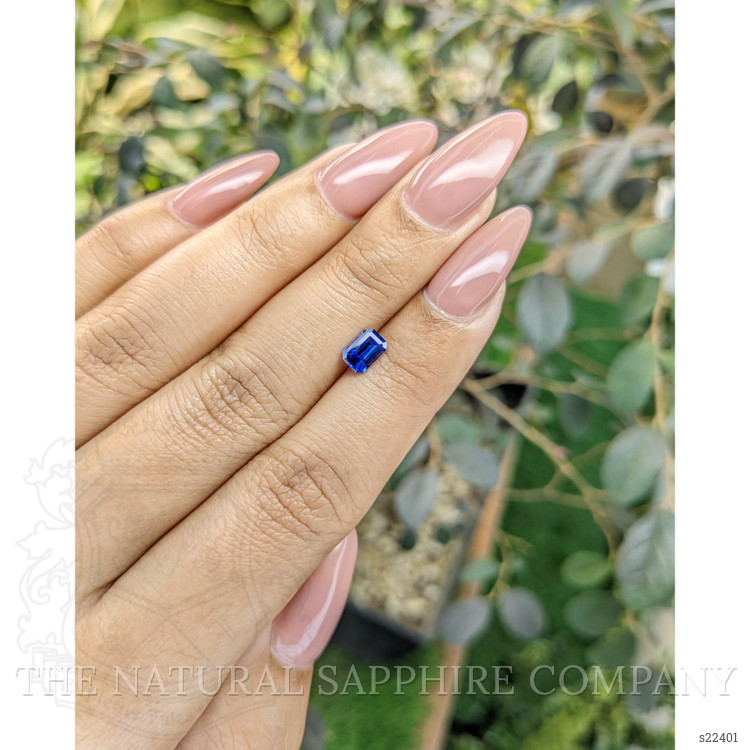 0.63 Ct. Blue Sapphire from Ceylon (Sri Lanka)