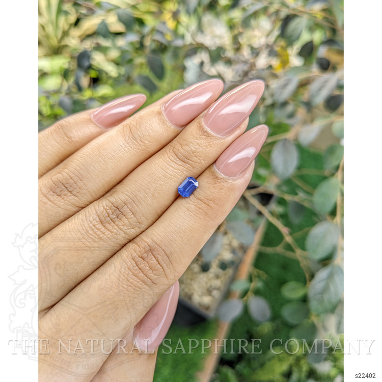 0.68 Ct. Blue Sapphire from Ceylon (Sri Lanka)