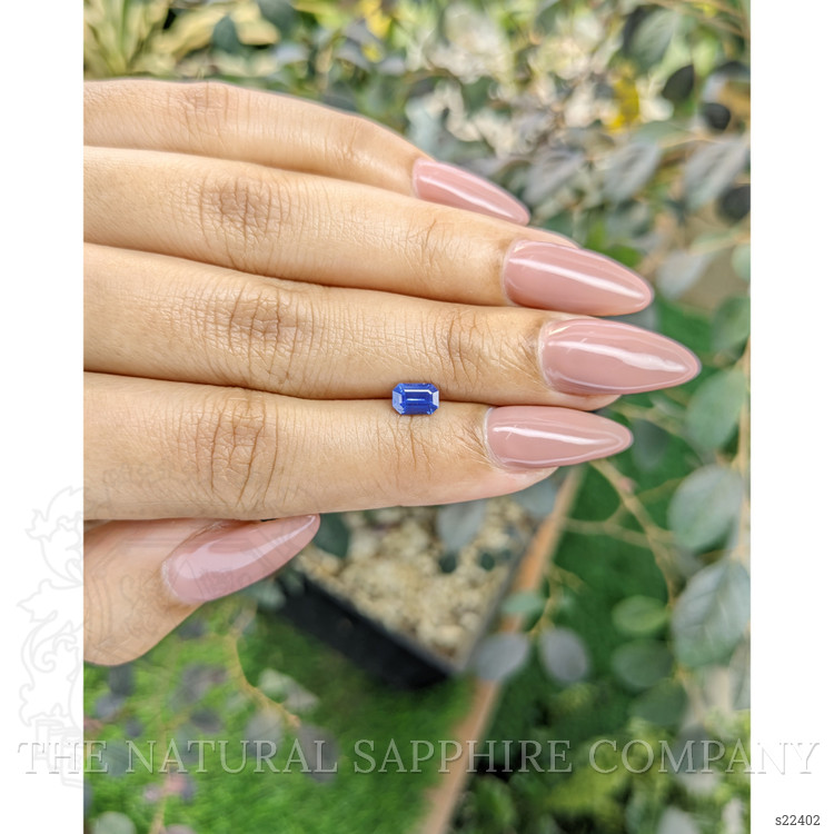 0.68 Ct. Blue Sapphire from Ceylon (Sri Lanka)