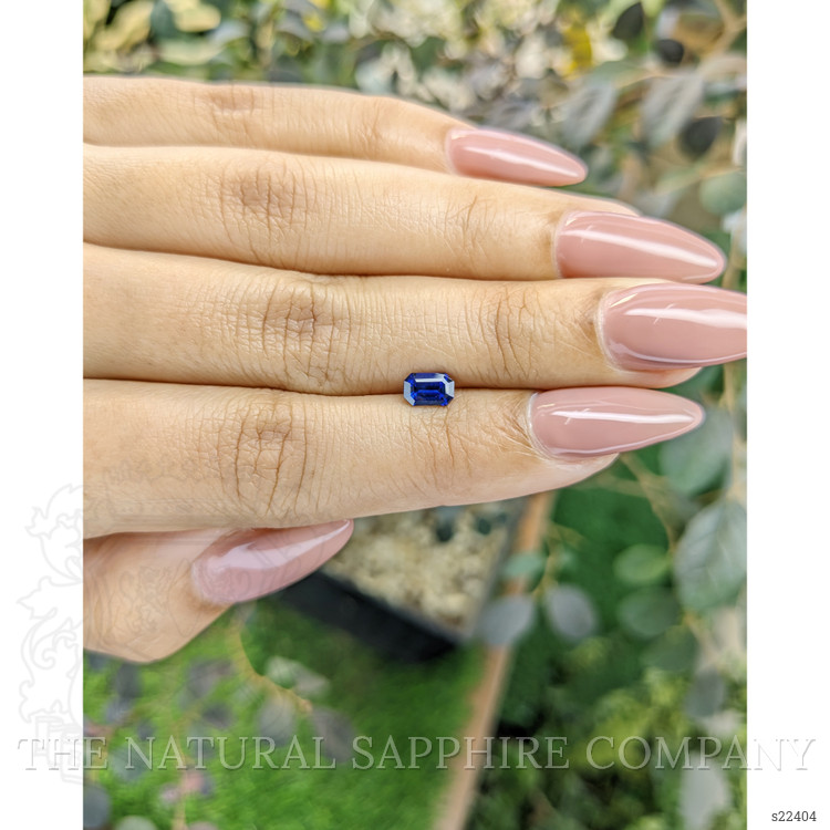 0.70 Ct. Blue Sapphire from Ceylon (Sri Lanka)