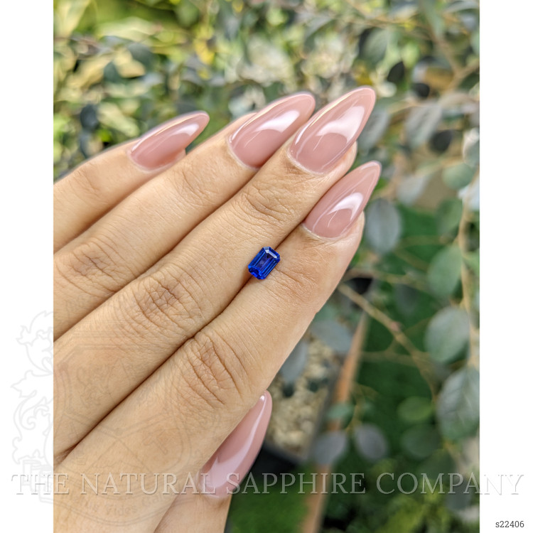 0.66 Ct. Blue Sapphire from Ceylon (Sri Lanka)