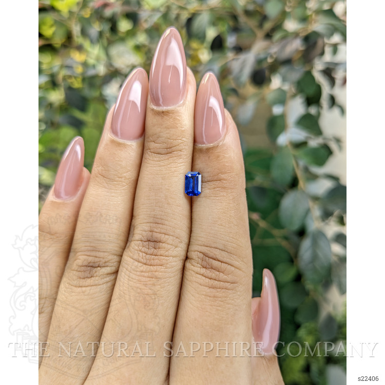 0.66 Ct. Blue Sapphire from Ceylon (Sri Lanka)