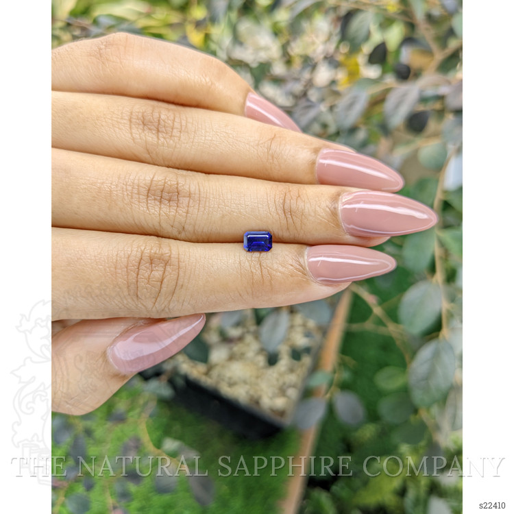 0.75 Ct. Blue Sapphire from Ceylon (Sri Lanka)