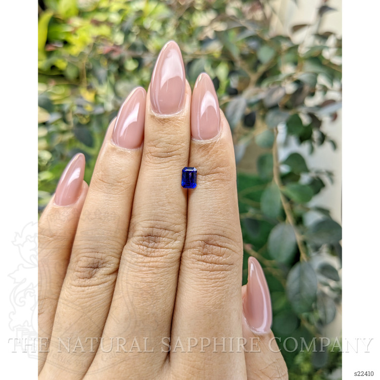 0.75 Ct. Blue Sapphire from Ceylon (Sri Lanka)