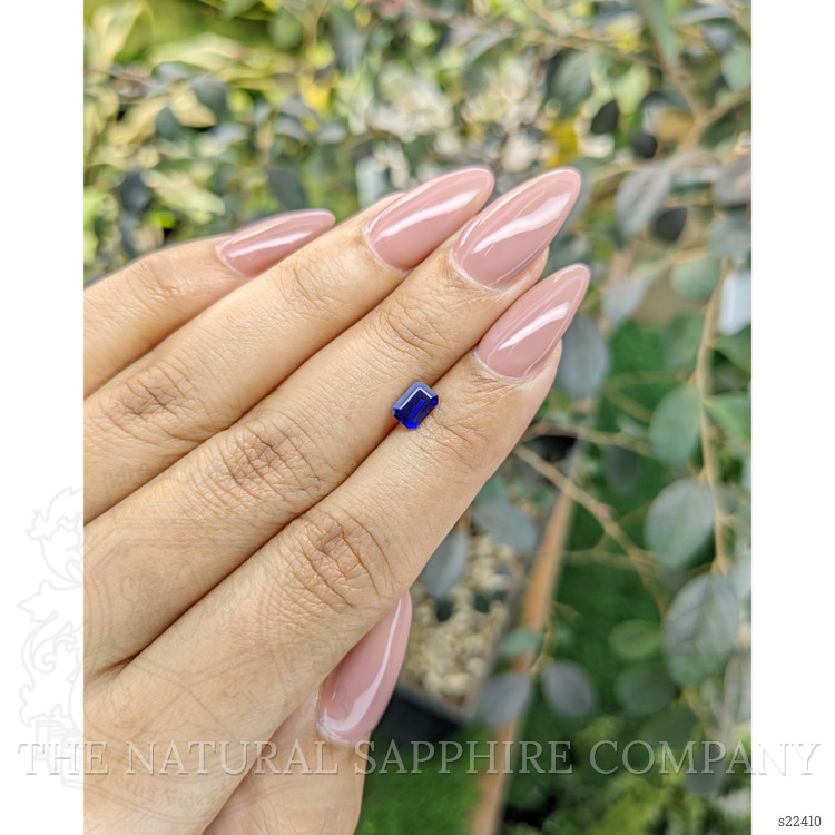 0.75 Ct. Blue Sapphire from Ceylon (Sri Lanka)
