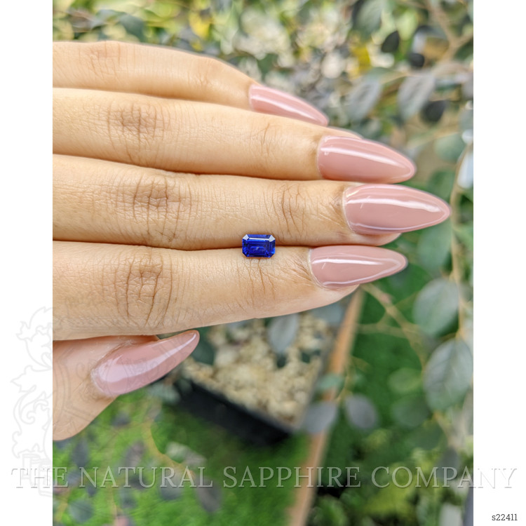 0.83 Ct. Blue Sapphire from Ceylon (Sri Lanka)