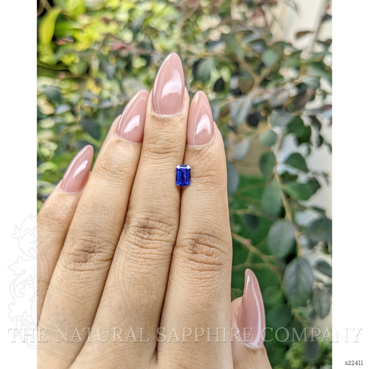 0.83 Ct. Blue Sapphire from Ceylon (Sri Lanka)