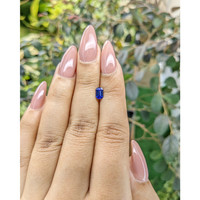 0.61 Ct. Blue Sapphire from Ceylon (Sri Lanka) Life Style