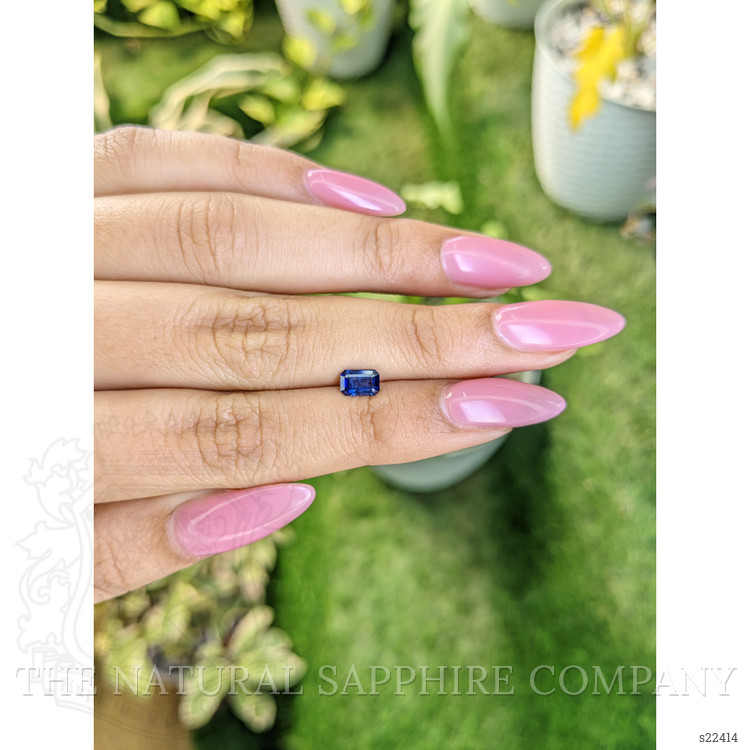 0.70 Ct. Blue Sapphire from Ceylon (Sri Lanka)