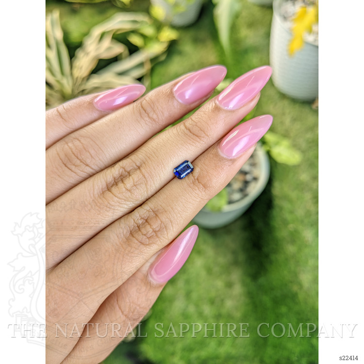 0.70 Ct. Blue Sapphire from Ceylon (Sri Lanka)