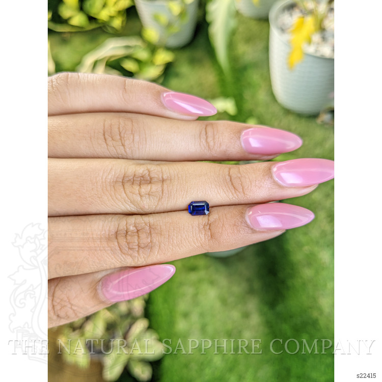 0.73 Ct. Blue Sapphire from Ceylon (Sri Lanka)