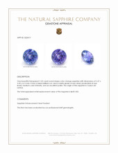 1.05 Ct. Color Change Sapphire from Ceylon (Sri Lanka) Appraisal