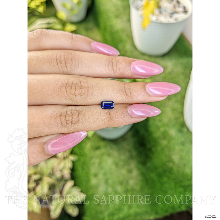 1.09 Ct. Blue Sapphire from Ceylon (Sri Lanka)