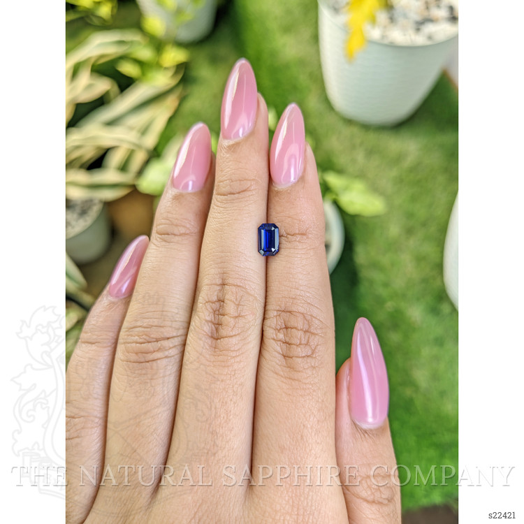 1.09 Ct. Blue Sapphire from Ceylon (Sri Lanka)