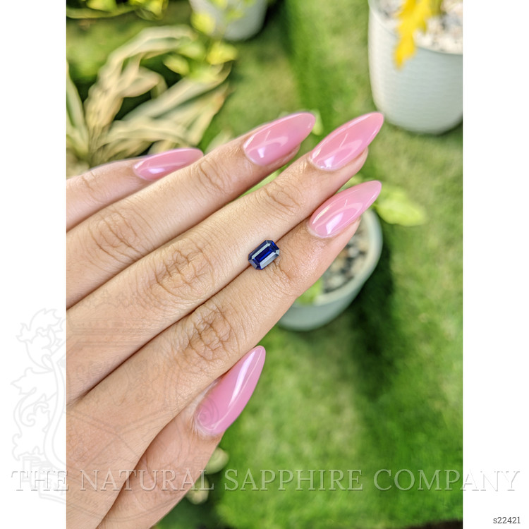1.09 Ct. Blue Sapphire from Ceylon (Sri Lanka)