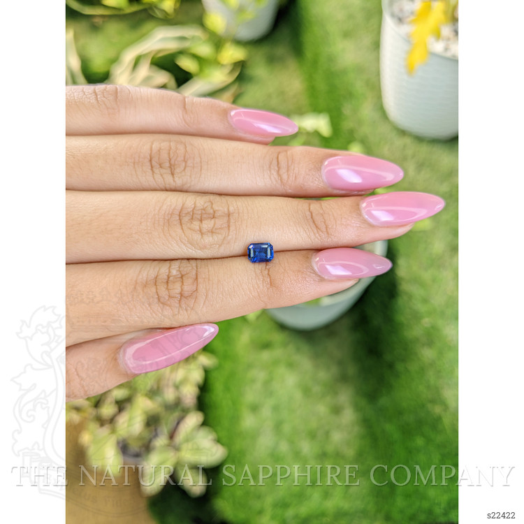 0.95 Ct. Blue Sapphire from Ceylon (Sri Lanka)