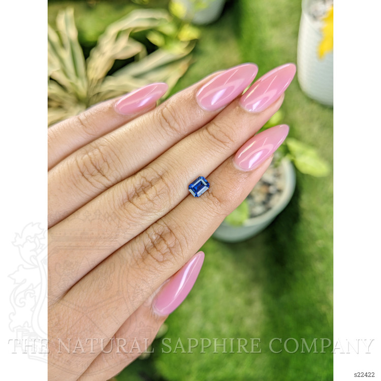 0.95 Ct. Blue Sapphire from Ceylon (Sri Lanka)