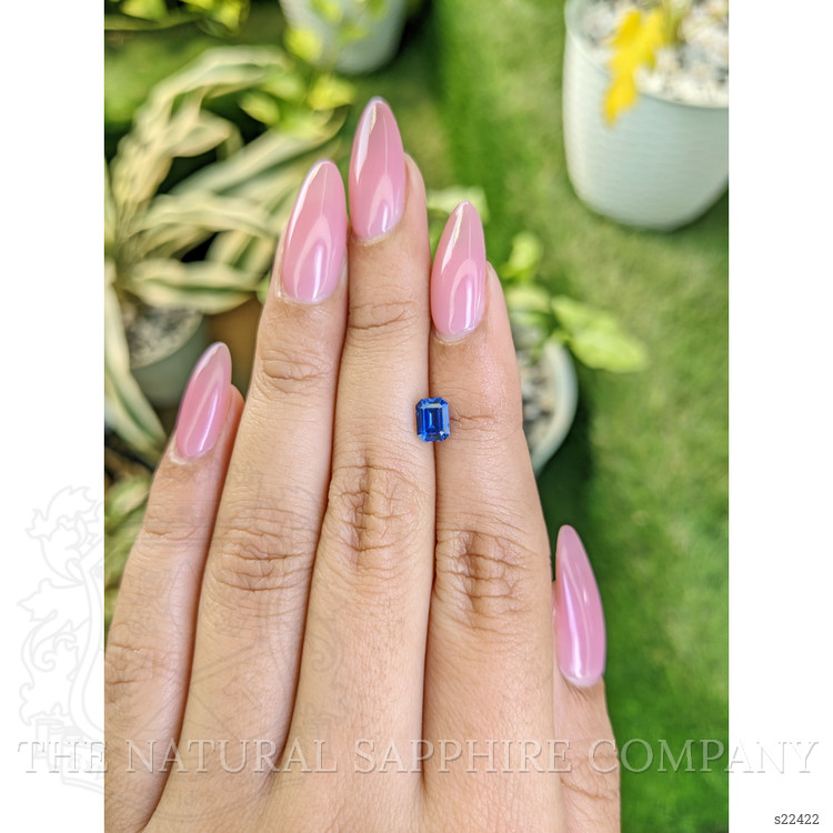 0.95 Ct. Blue Sapphire from Ceylon (Sri Lanka)