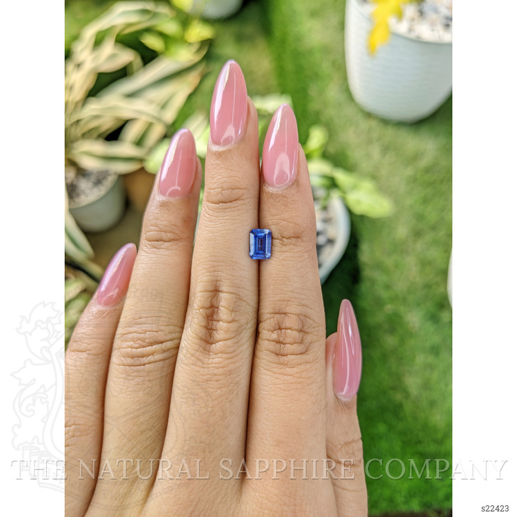 1.00 Ct. Blue Sapphire from Ceylon (Sri Lanka)