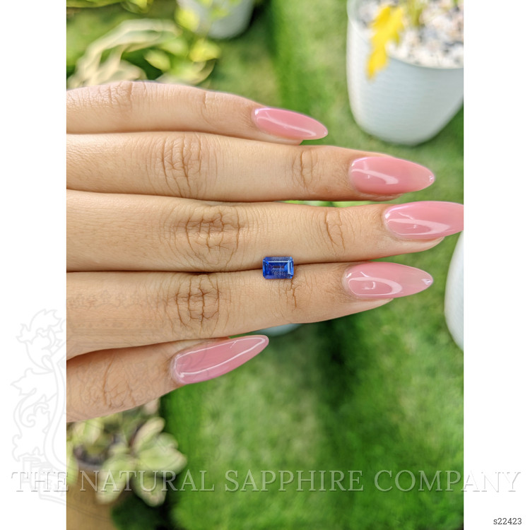 1.00 Ct. Blue Sapphire from Ceylon (Sri Lanka)