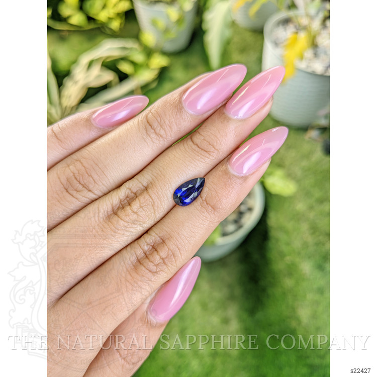 2.05 Ct. Blue Sapphire from Ceylon (Sri Lanka)