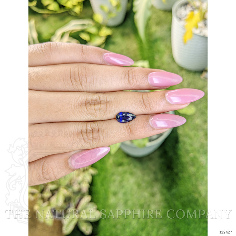 2.05 Ct. Blue Sapphire from Ceylon (Sri Lanka)