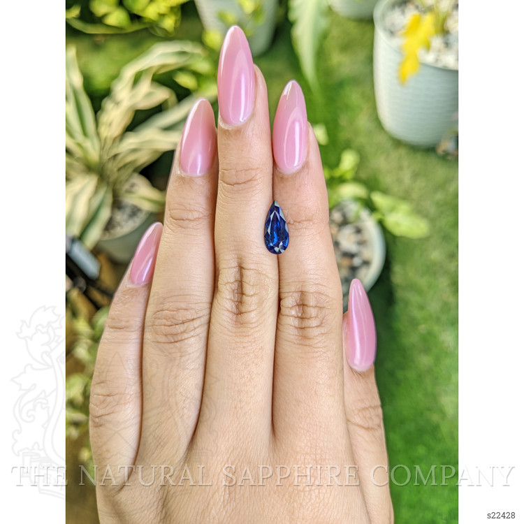 2.20 Ct. Blue Sapphire from Ceylon (Sri Lanka)