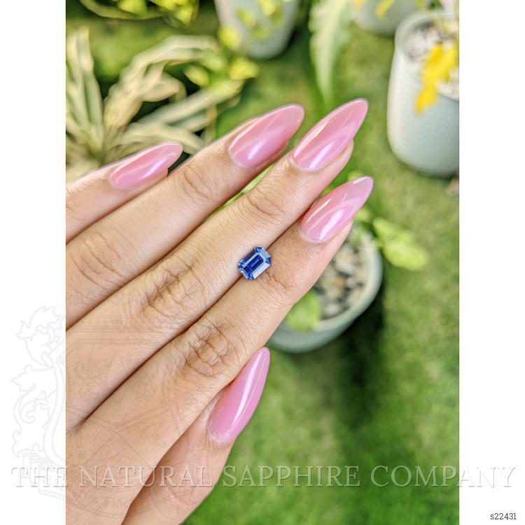 1.19 Ct. Blue Sapphire from Ceylon (Sri Lanka)