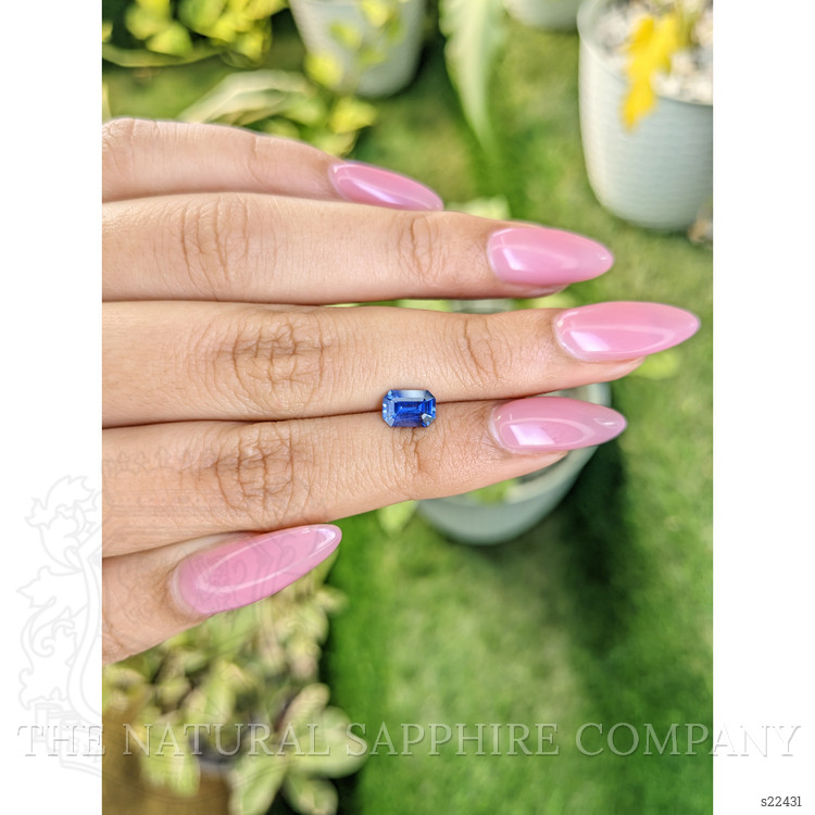 1.19 Ct. Blue Sapphire from Ceylon (Sri Lanka)
