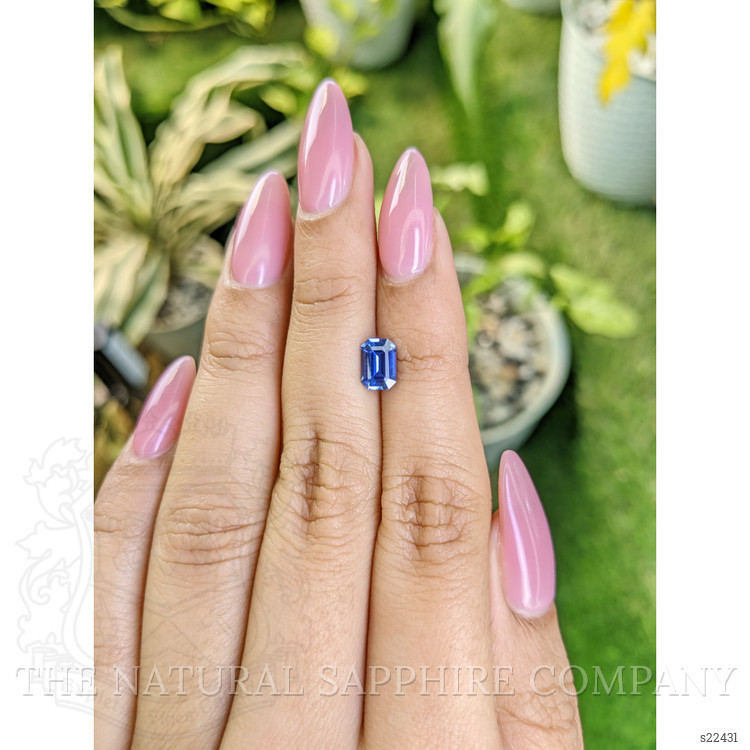 1.19 Ct. Blue Sapphire from Ceylon (Sri Lanka)