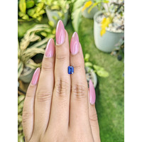 0.94 Ct. Blue Sapphire from Ceylon (Sri Lanka) Life Style