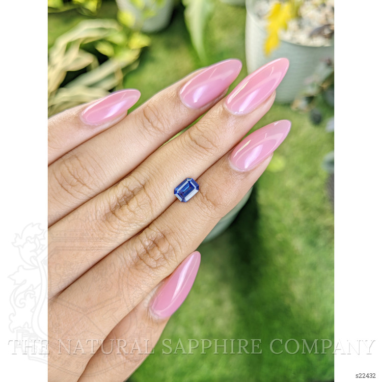 0.94 Ct. Blue Sapphire from Ceylon (Sri Lanka)
