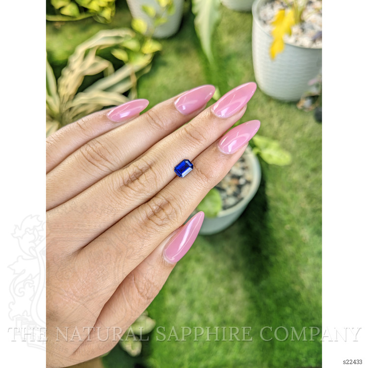 1.05 Ct. Blue Sapphire from Ceylon (Sri Lanka)