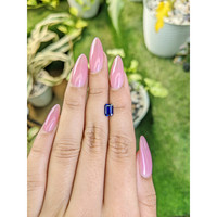 0.91 Ct. Blue Sapphire from Ceylon (Sri Lanka) Life Style