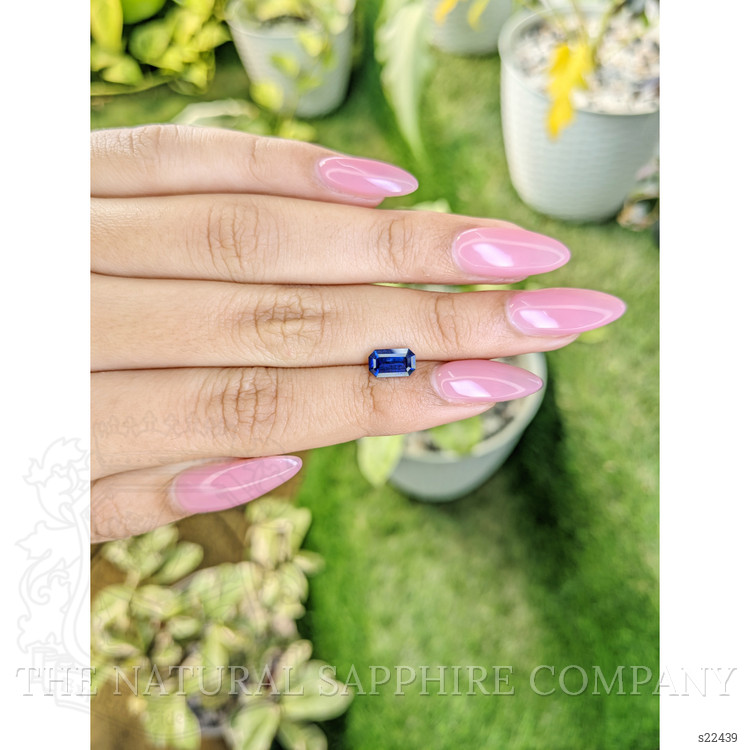1.47 Ct. Blue Sapphire from Ceylon (Sri Lanka)