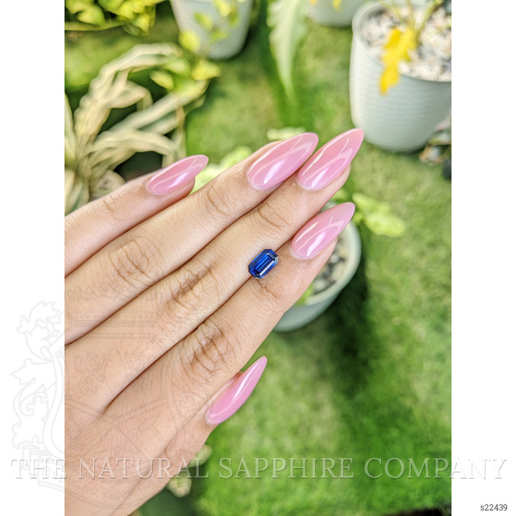 1.47 Ct. Blue Sapphire from Ceylon (Sri Lanka)