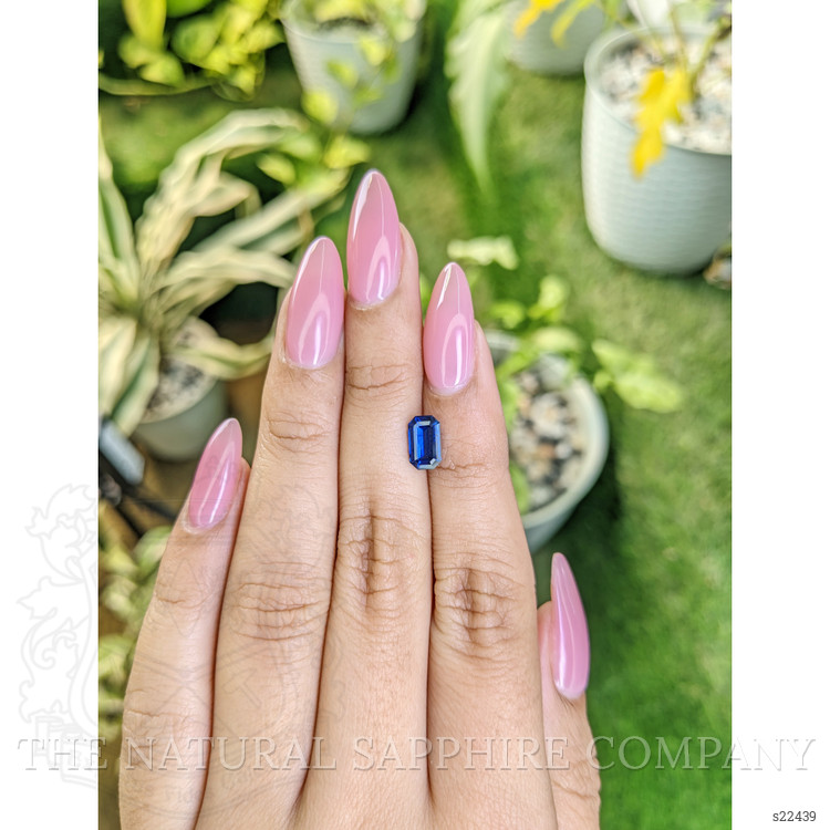 1.47 Ct. Blue Sapphire from Ceylon (Sri Lanka)