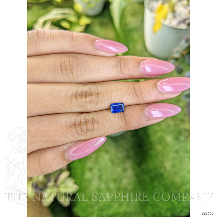 1.02 Ct. Blue Sapphire from Ceylon (Sri Lanka)