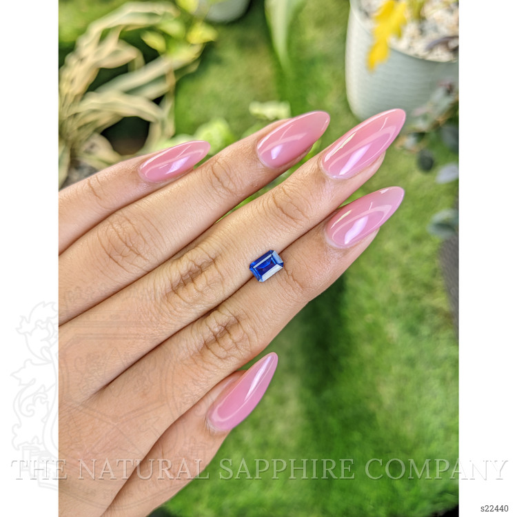 1.02 Ct. Blue Sapphire from Ceylon (Sri Lanka)