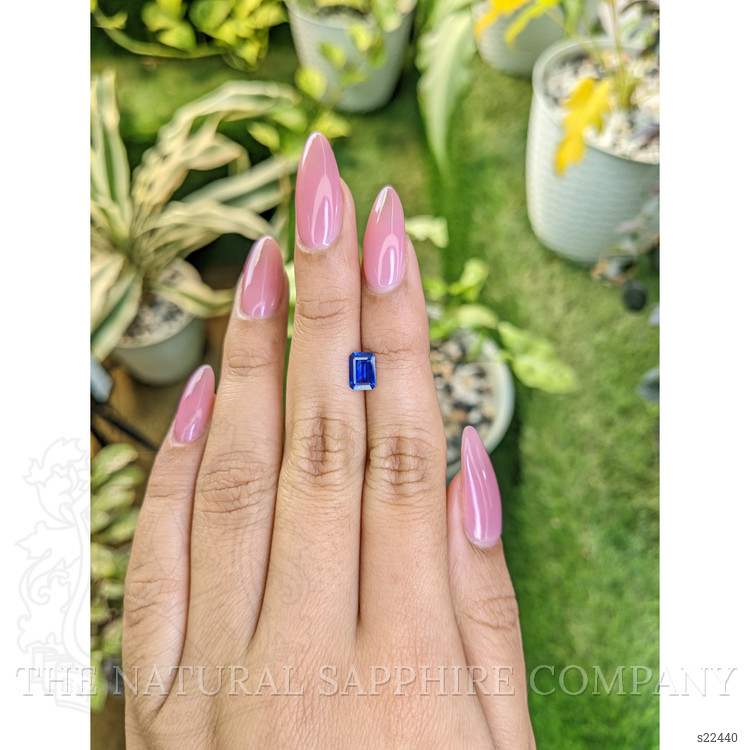 1.02 Ct. Blue Sapphire from Ceylon (Sri Lanka)